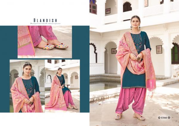 Kalaroop Sunheri By Patiala 5 Silk Readymade Suits Collection